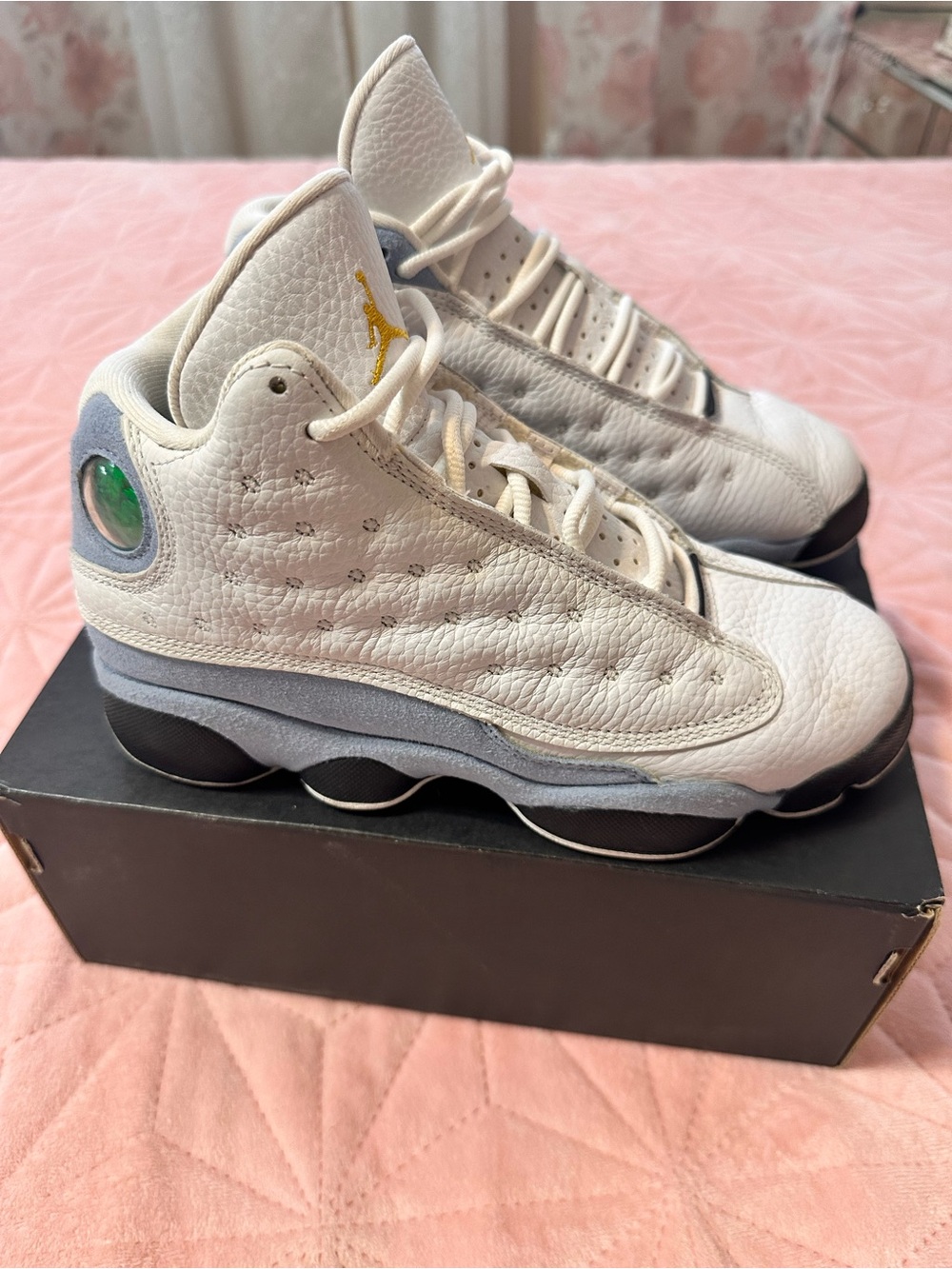 Air Jordan 13 Retro GS Blue Grey Basketball Sneakers